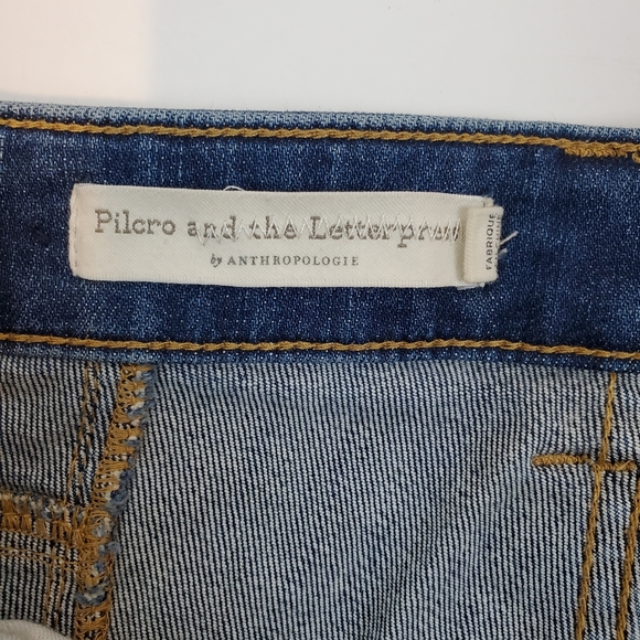 Pilcro and the Letterpress High Rise Skinny  Jeans Size 25 Womens Anthropologie - Picture 9 of 13